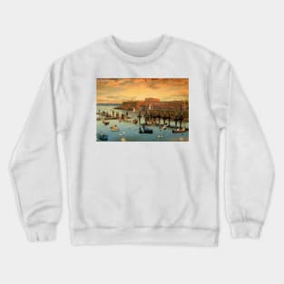 June afternoon at the San Antón's Castle Crewneck Sweatshirt